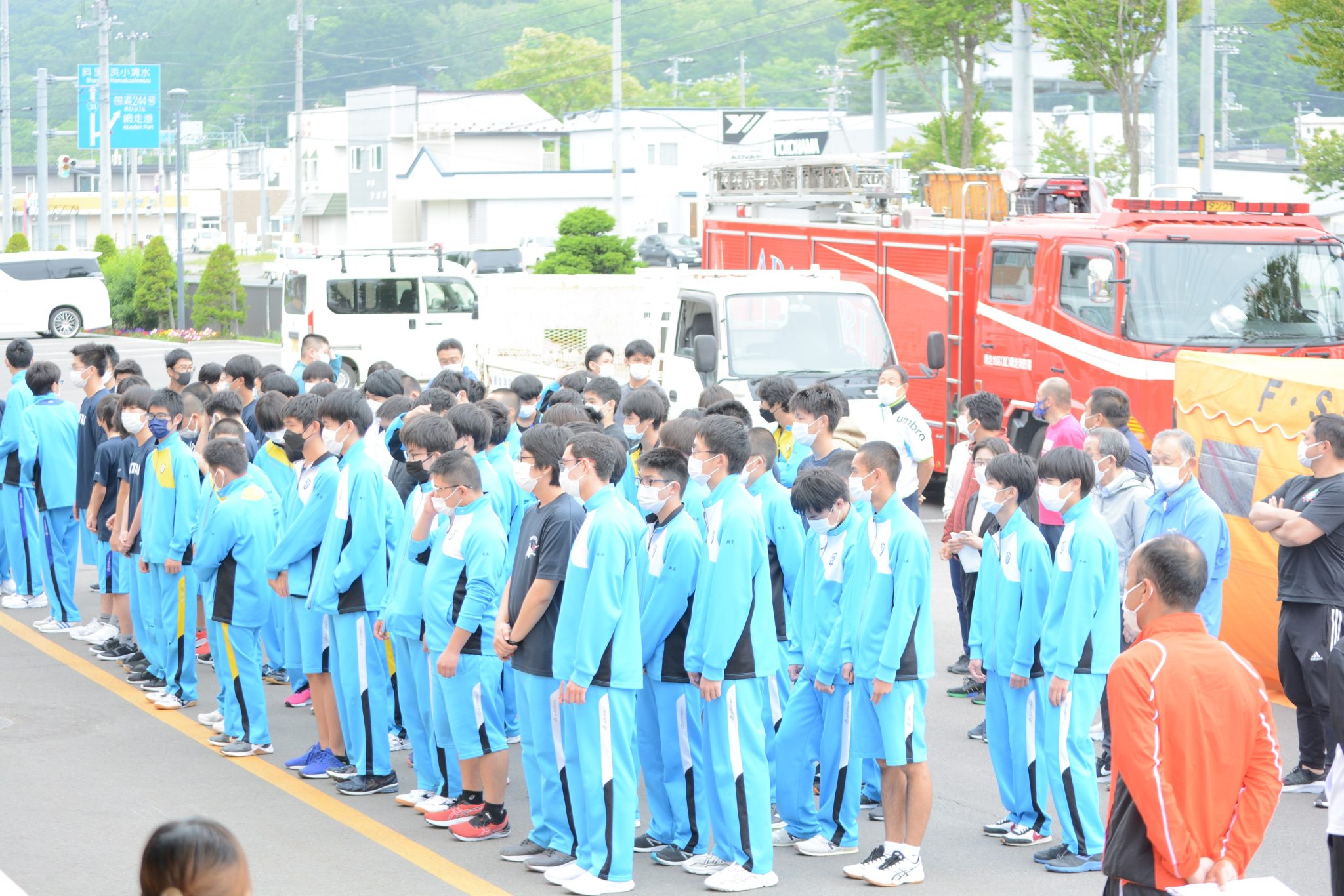 第1回避難訓練が行われました 日本体育大学附属高等支援学校 第1回避難訓練が行われました 日本体育大学附属高等支援学校